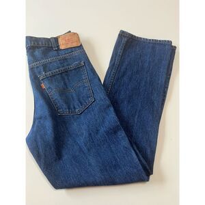 Levi's 80's 519 Orange Tab Made in USA Med.Wash Blue Denim Jeans 34x32